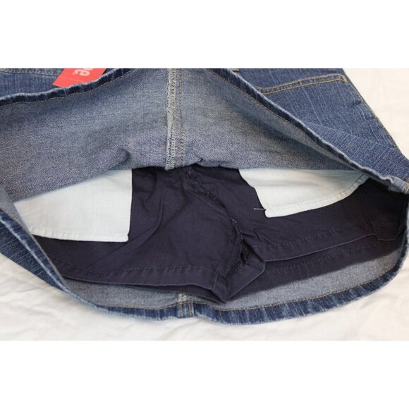 2007 Gymboree Strawberry Farm Denim sz 8 Skorts Embroidered Pockets Sun Fields - Picture 6 of 7